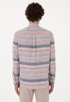 Erkek Kırmızı Uzun Kollu Gömlek - 50300202011