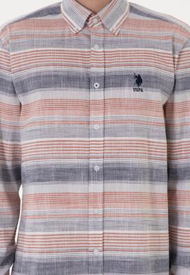 Erkek Kırmızı Uzun Kollu Gömlek - 50300202011