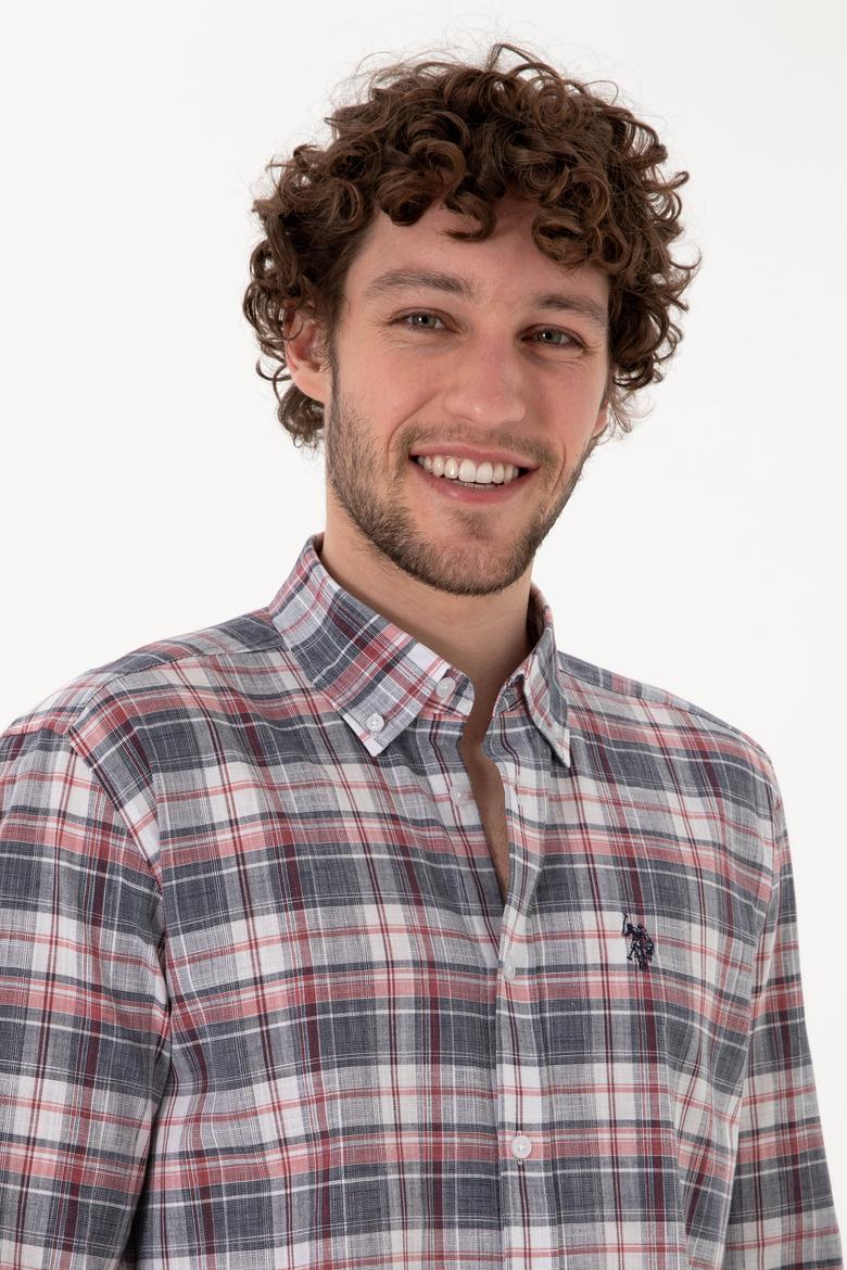 Erkek Lacivert Uzun Kollu Gömlek - 50300180005