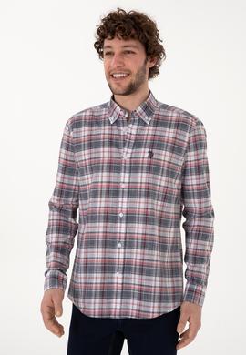 Erkek Lacivert Uzun Kollu Gömlek - 50300180005