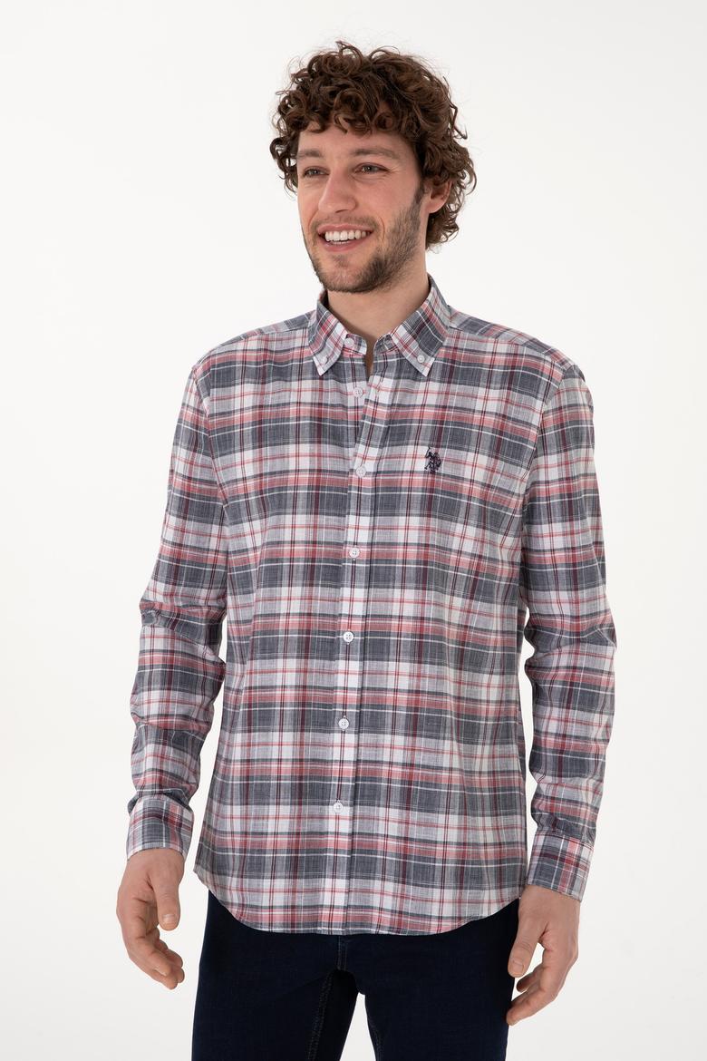 Erkek Lacivert Uzun Kollu Gömlek - 50300180005