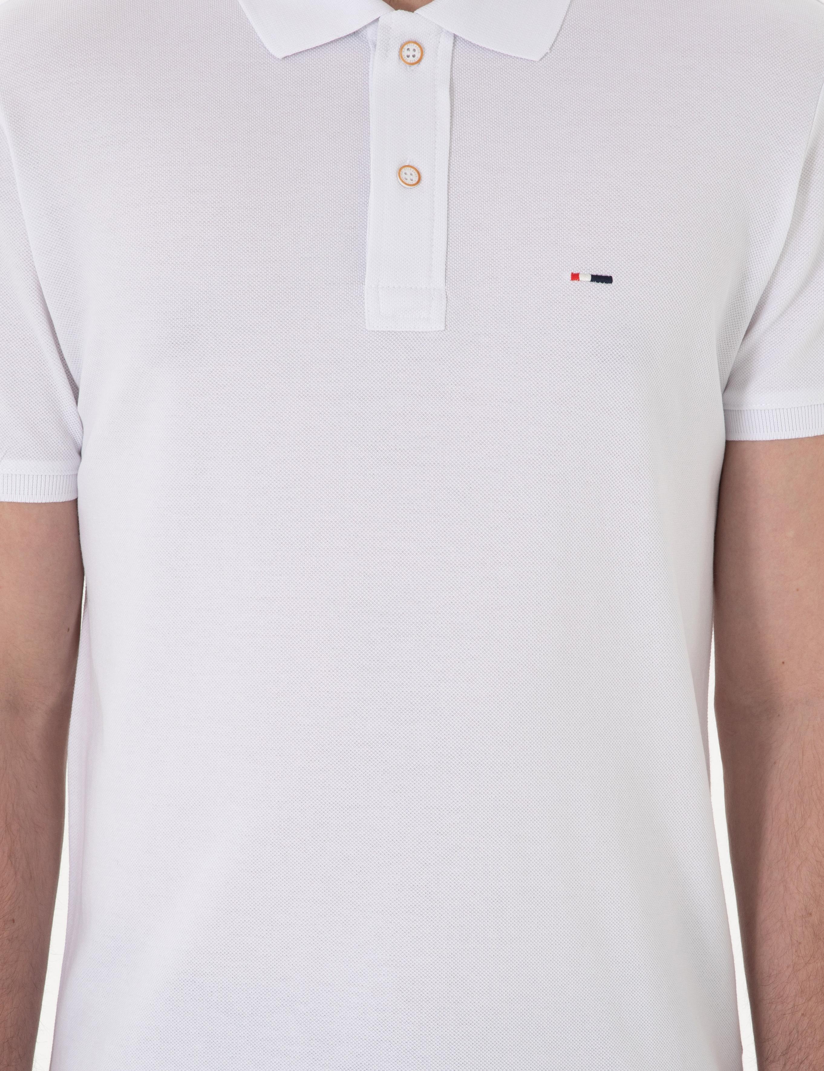 پولوشرت آستین کوتاه اندامی یقه پیراهنی مردانه یو اس پولو | U.S. Polo Assn. - تصویر 6