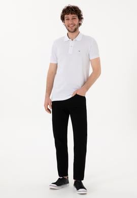 Erkek Siyah Slim Fit Kanvas Pantolon - 50309126094
