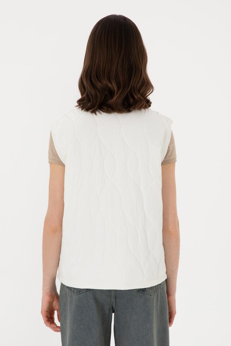 Kadın Krem Yelek - 50299151005