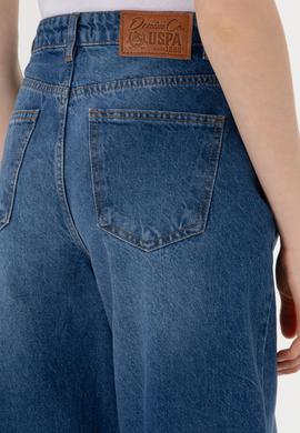 Kadın Mavi Loose Fit Jean Pantolon - 50304259005