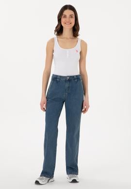 Kadın Mavi Cargofit Jean Pantolon - 50304325006