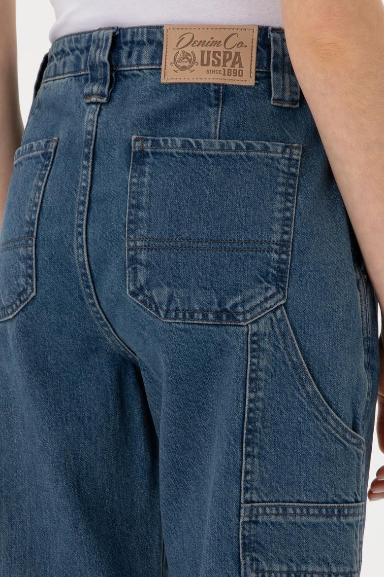 Kadın Mavi Cargofit Jean Pantolon - 50304325006