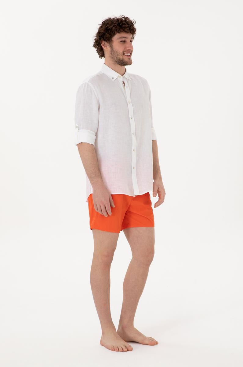 Erkek Nar Çiçeği Deniz Şortu