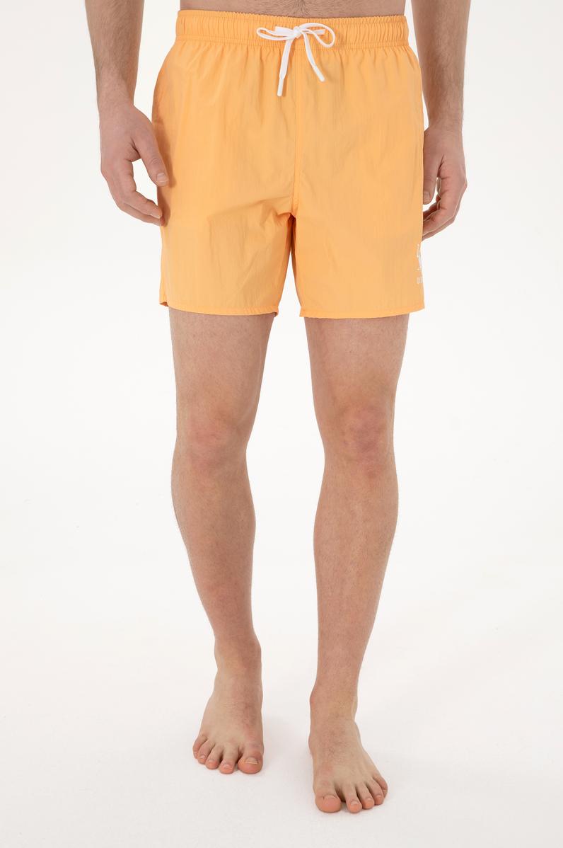 Erkek Turuncu Deniz Şortu