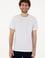 Erkek Regular Fit Bisiklet Yaka Beyaz Tişört