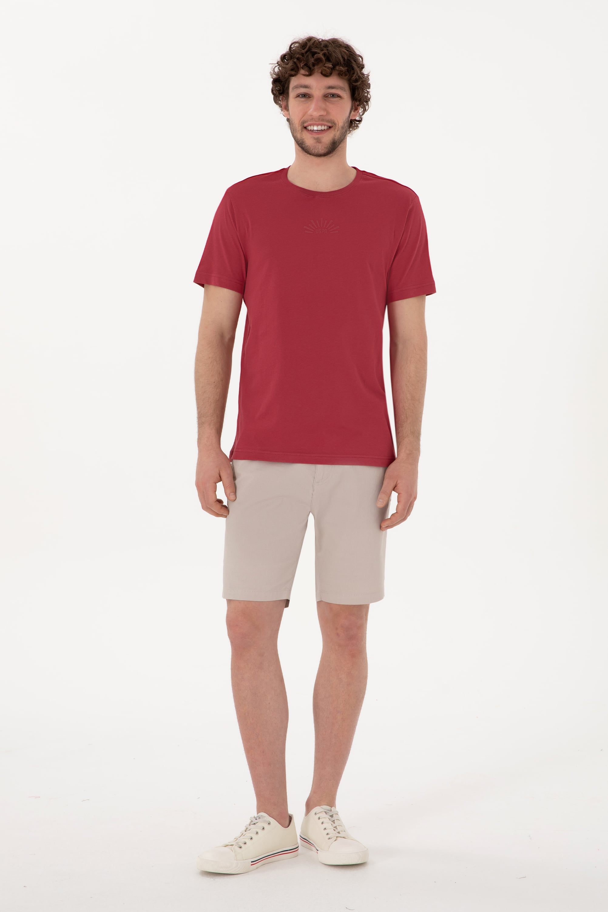 تی شرت یقه گرد آستین کوتاه رگولار یقه گرد مردانه یو اس پولو | U.S. Polo Assn. - تصویر 4