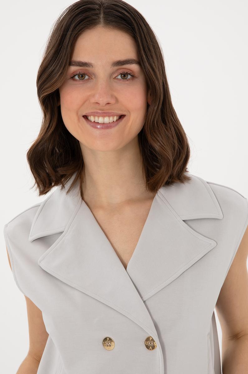 Kadın Taş Örme Yelek