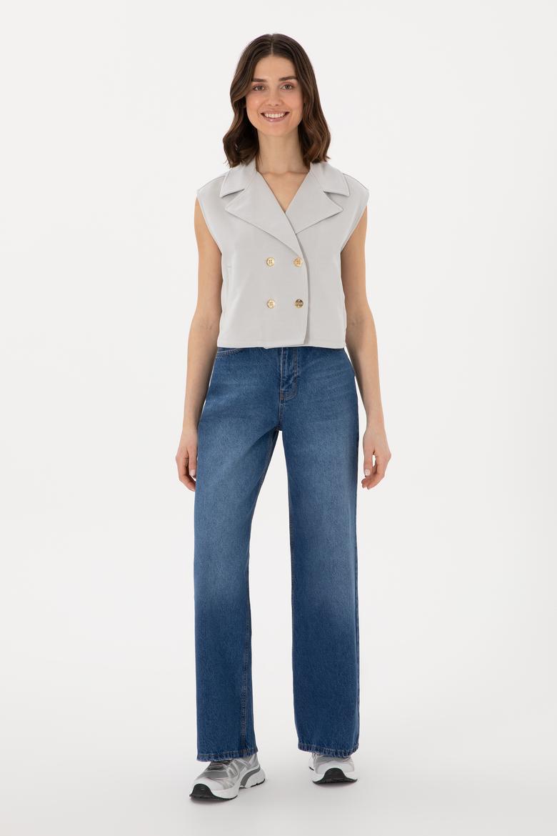 Kadın Taş Örme Yelek - 50300764020