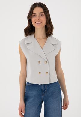 Kadın Taş Örme Yelek - 50300764020