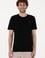 Erkek Regular Fit Bisiklet Yaka Siyah Basic Tişört