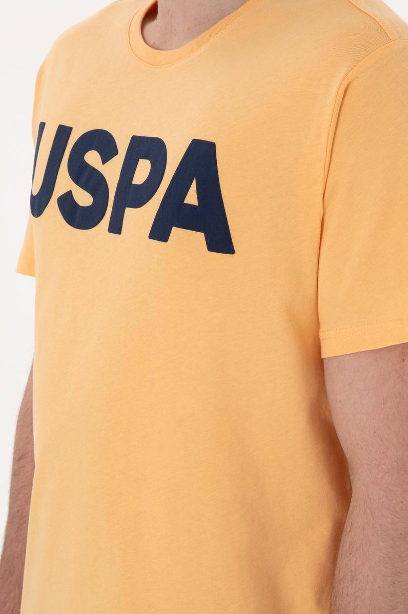 Erkek Regular Fit Bisiklet Yaka Kavun Basic Tişört