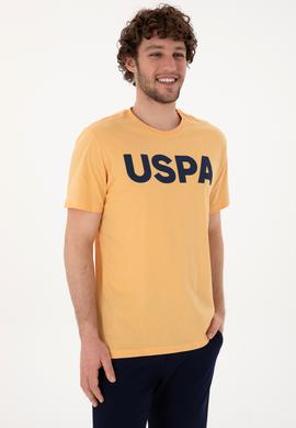 Erkek Regular Fit Bisiklet Yaka Kavun Basic Tişört - 50297988206