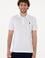 Erkek Slim Fit Polo Yaka Beyaz Basic Tişört