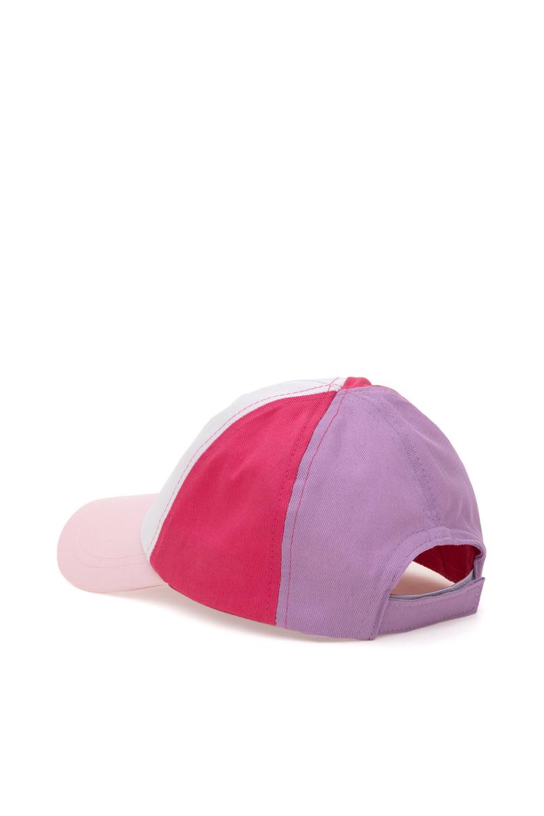 Kız Çocuk Pembe Renkli Kabartma Baskılı Şapka - 50304666003