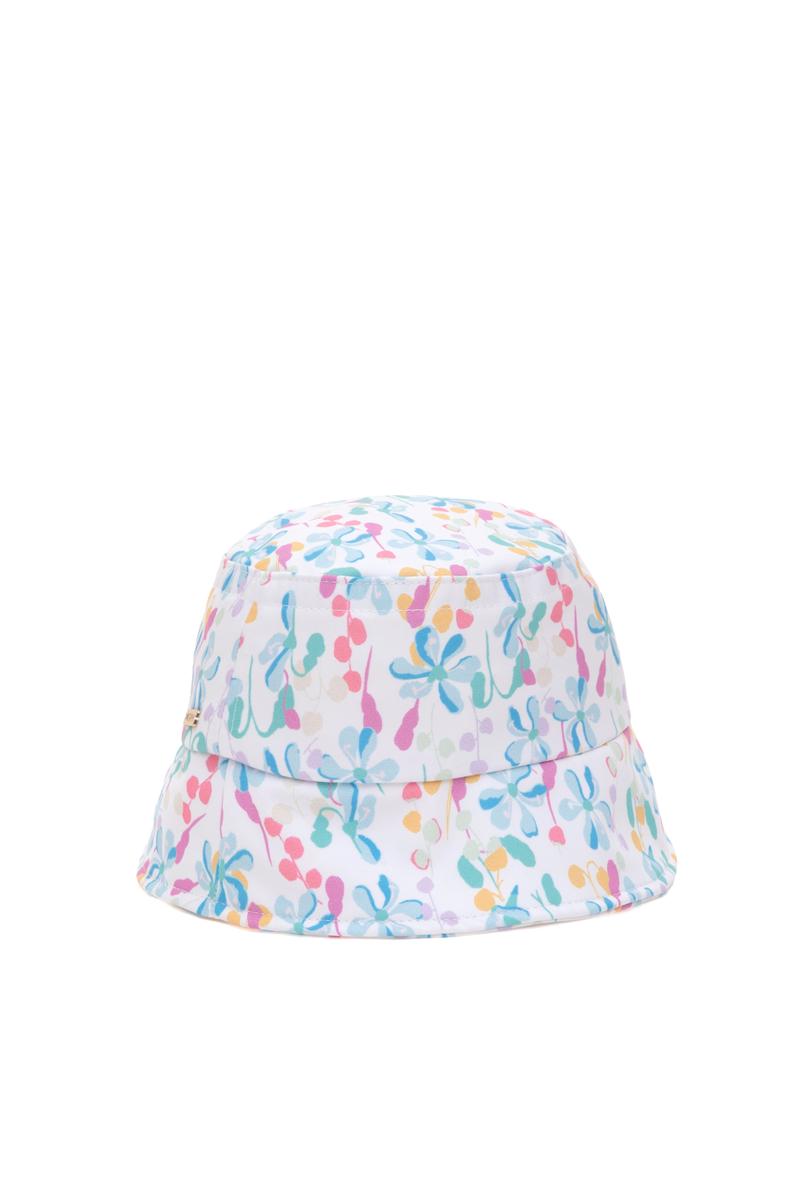 Kız Çocuk Renkli Desen Baskılı Bucket Şapka
