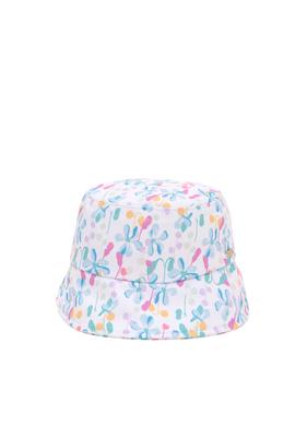 Kız Çocuk Renkli Desen Baskılı Bucket Şapka - 50304668002