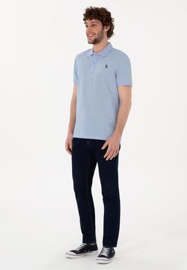 Erkek Açık Mavi Tişört - 50281840076