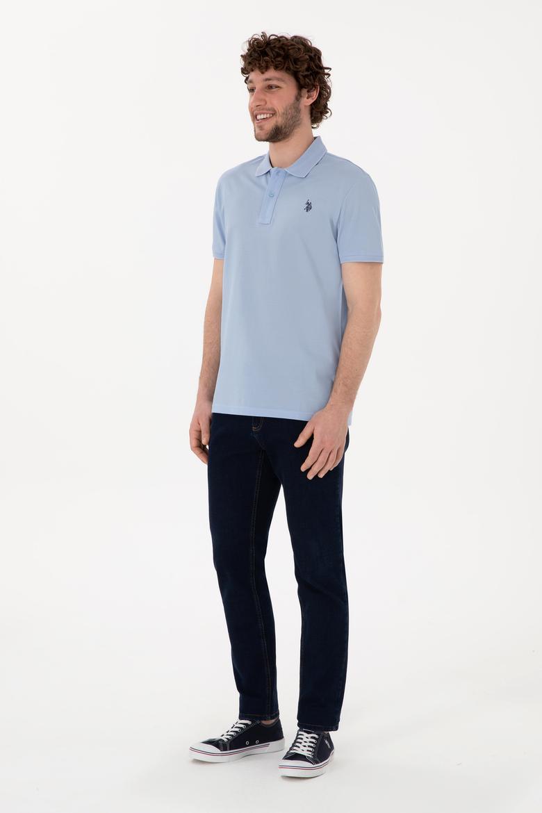 Erkek Açık Mavi Tişört - 50281840076