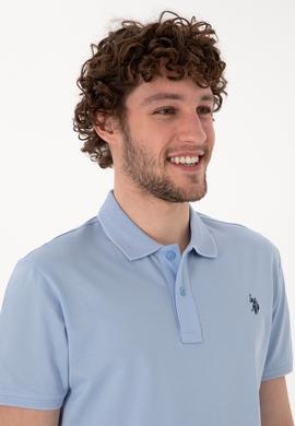 Erkek Açık Mavi Tişört - 50281840076