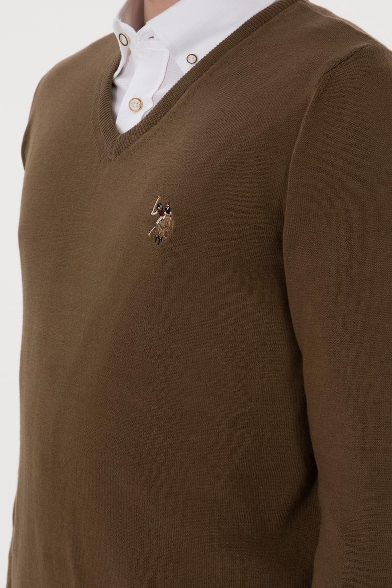 Erkek Haki Basic Kazak - 50288885069