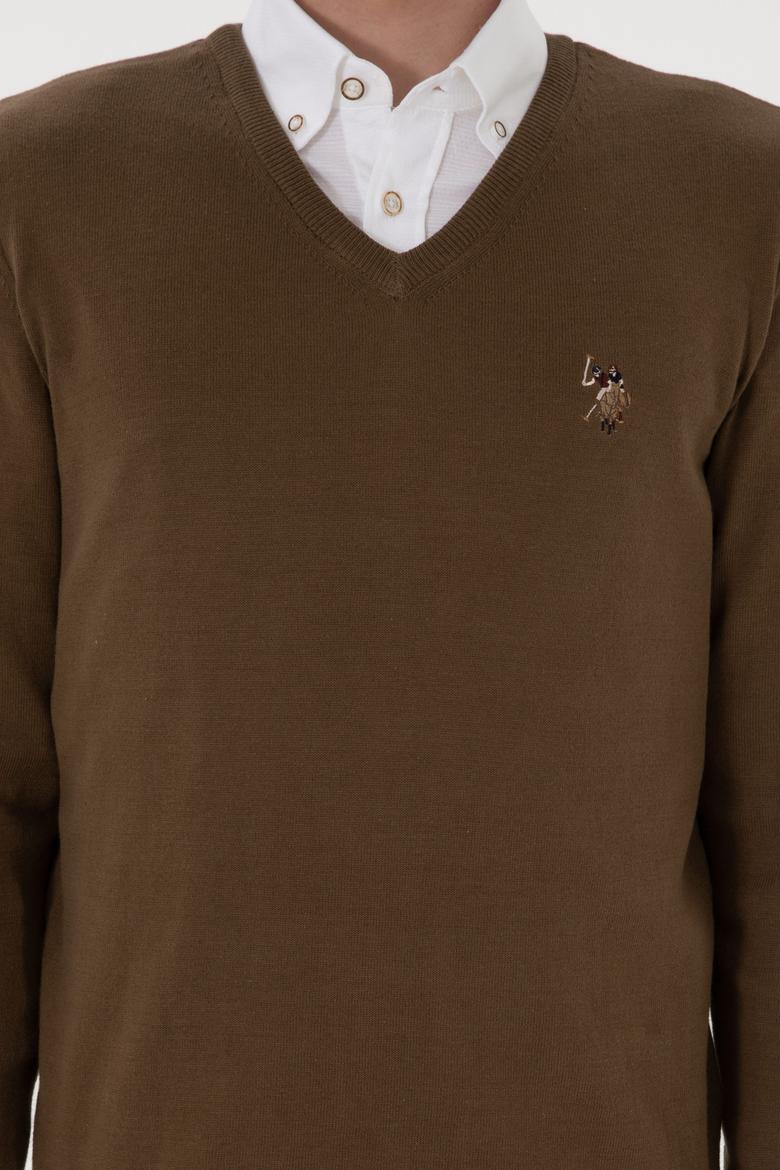 Erkek Haki Basic Kazak - 50288885069