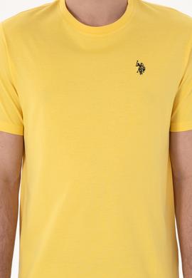 Erkek Sarı Basic Tişört - 50281948079