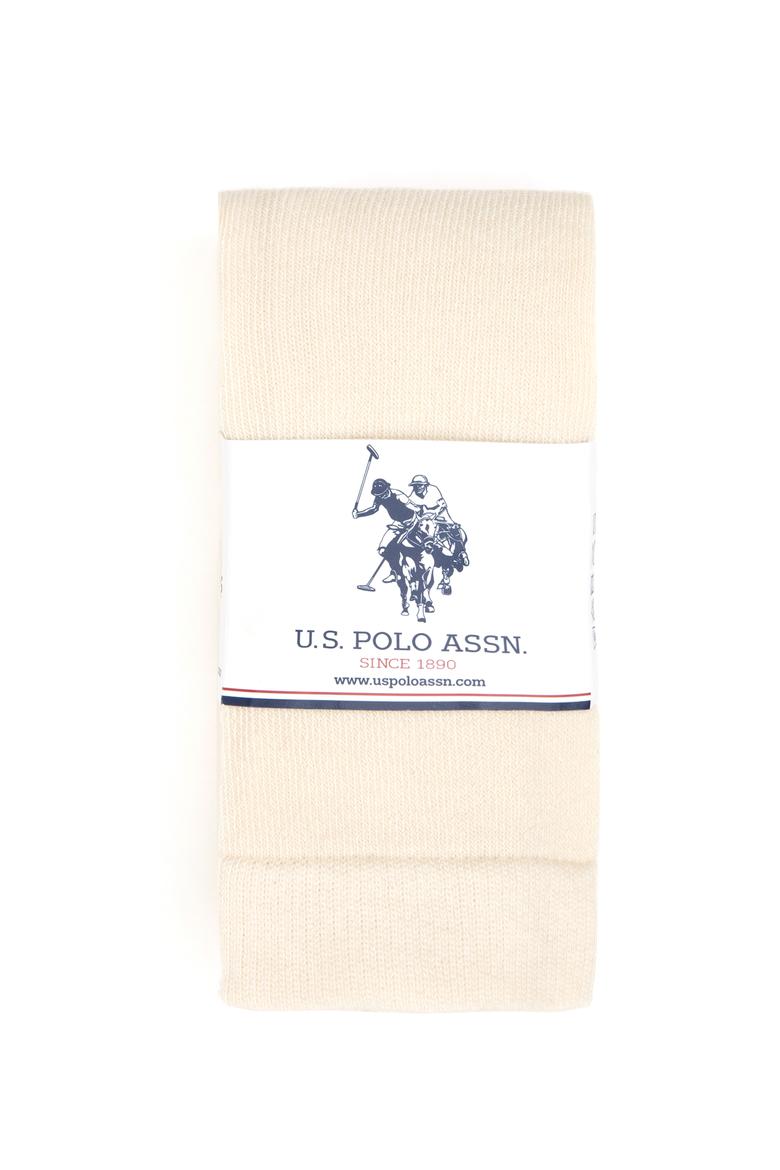 Kız Çocuk Ekru Zincir Örgü Dokulu Külotlu Çorap - 50295796001