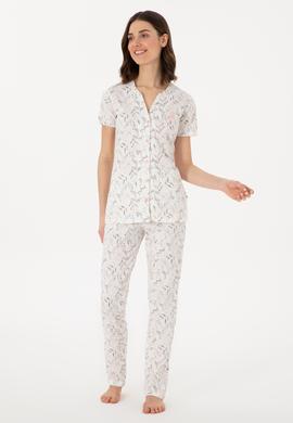 Kadın Ekru Pijama Takımı - 50312910004