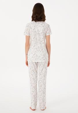 Kadın Ekru Pijama Takımı - 50312910004