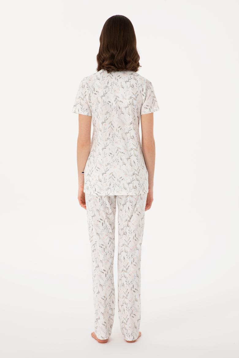 Kadın Ekru Pijama Takımı - 50312910004