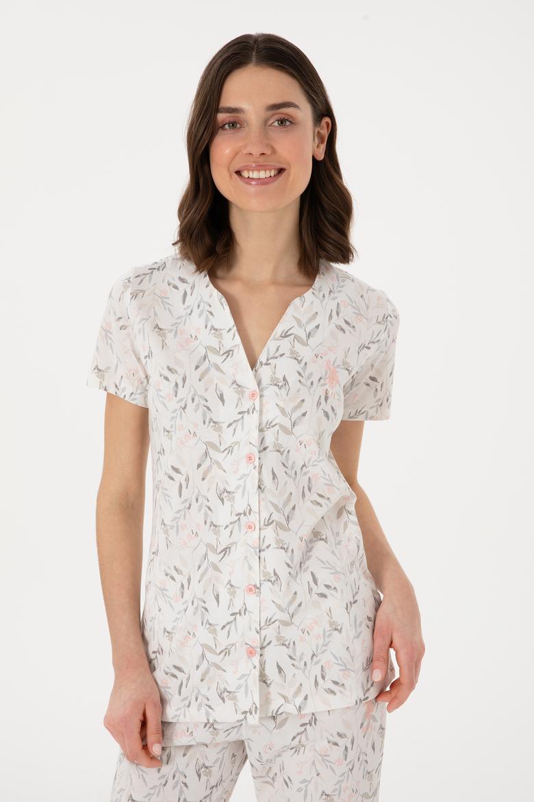 Kadın Ekru Pijama Takımı - 50312910004