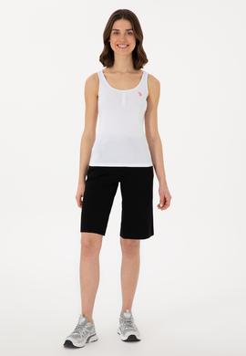 Kadın Siyah Örme Şort - 50300866015