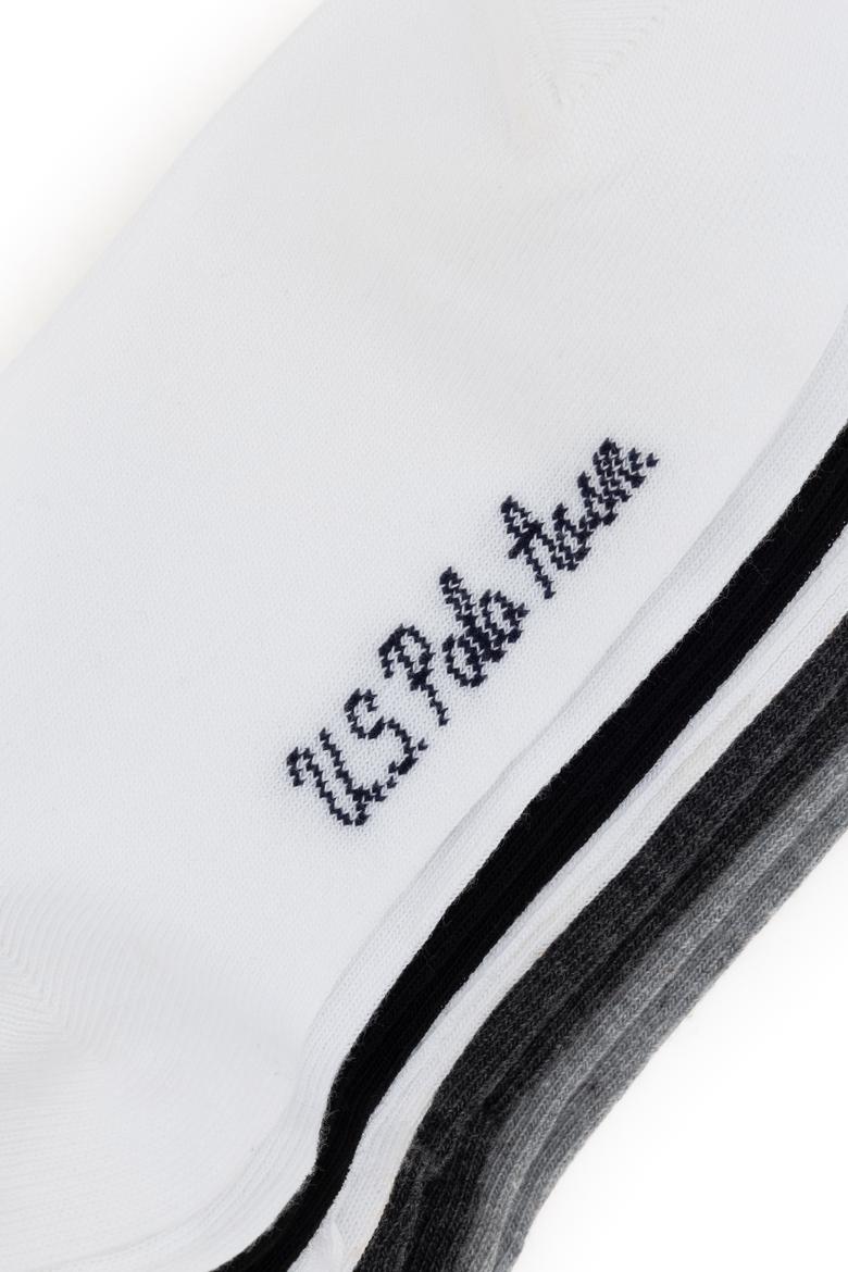 Kadın Gri Melanj Çorap - 50295771006