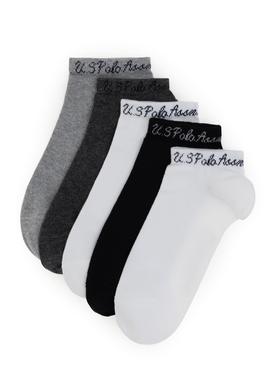 Kadın Gri Melanj Çorap - 50295771006