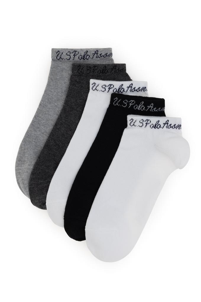 Kadın Gri Melanj Çorap