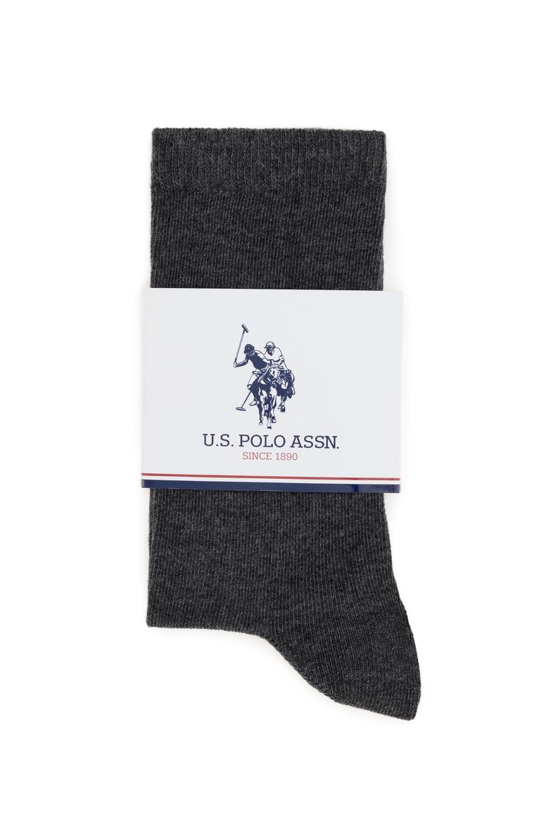 Kadın Gri Melanj Çorap - 50306834003