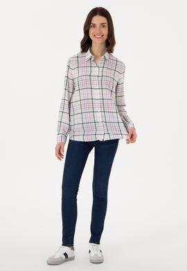 Kadın Lila Uzun Kollu Gömlek - 50280938001