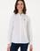 Kadın Beyaz Uzun Kollu Basic Gömlek