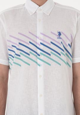 Erkek Saks Kısa Kollu Gömlek - 50283812008