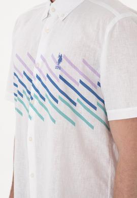 Erkek Saks Kısa Kollu Gömlek - 50283812008