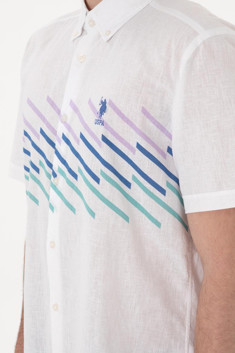 Erkek Saks Kısa Kollu Gömlek - 50283812008