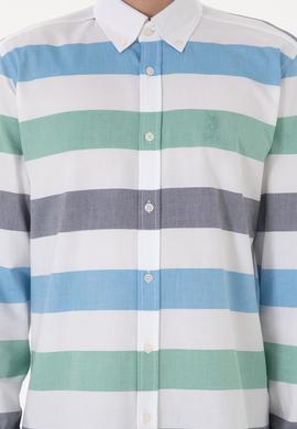 Erkek Yeşil Uzun Kollu Gömlek - 50282891005