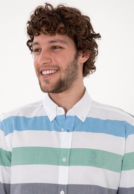 Erkek Yeşil Uzun Kollu Gömlek - 50282891005