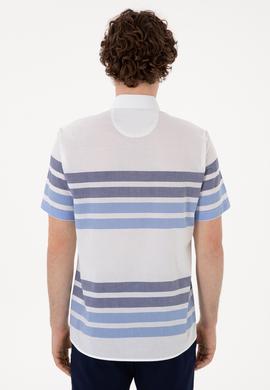 Erkek Saks Kısa Kollu Gömlek - 50282874004