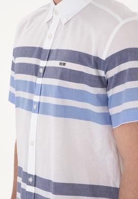 Erkek Saks Kısa Kollu Gömlek - 50282874004